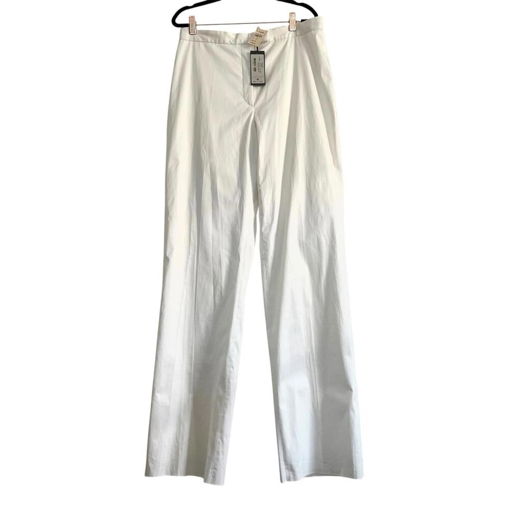 Zanella White Wide Leg Pants